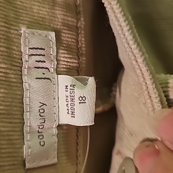 J Jill Women's Corduroy Beige Pants - Picture 2 of 6